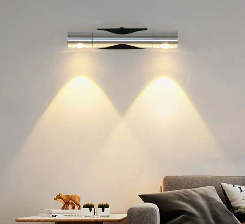 LED Wall Light with Double Spotlight – Modern Wall Lighting for Living Spaces