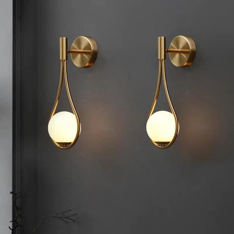 Teardrop Shaped Wall Light