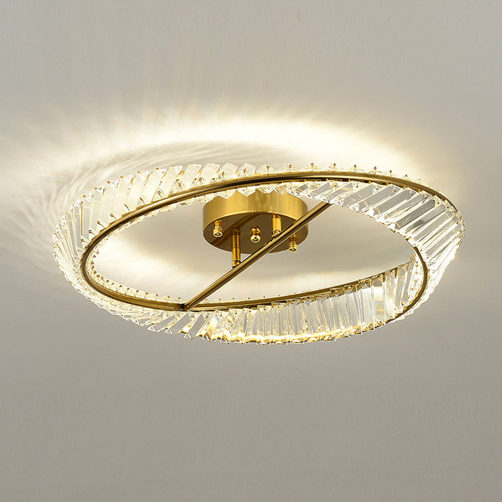 Crystal LED Round Ceiling Light