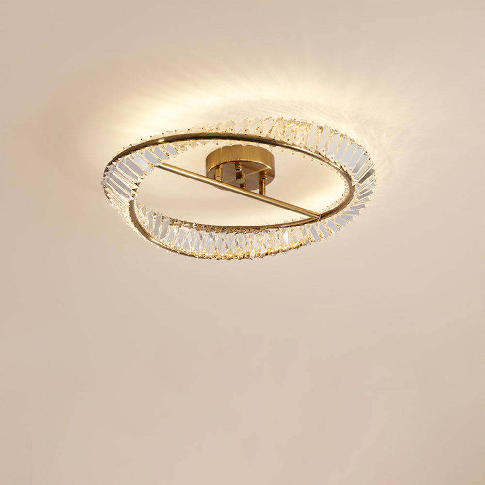 Crystal LED Round Ceiling Light