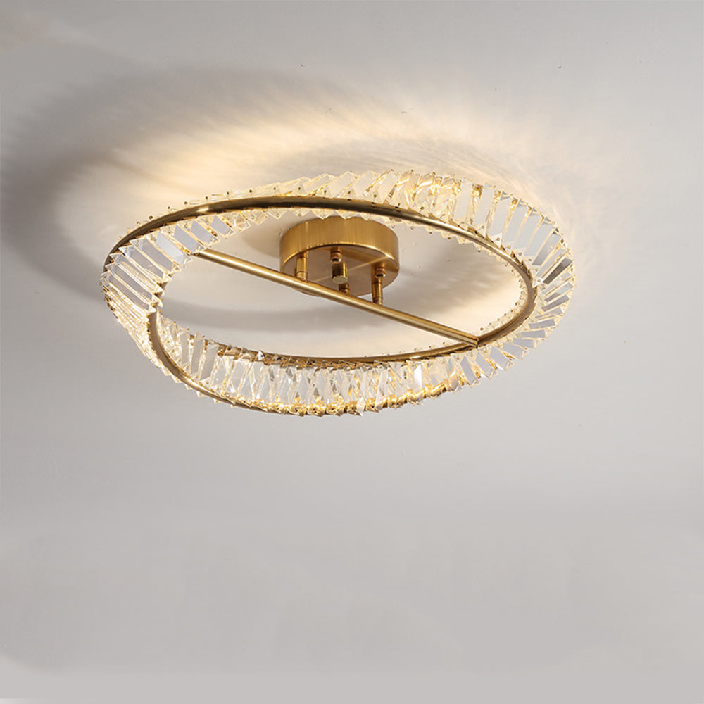 Crystal LED Round Ceiling Light