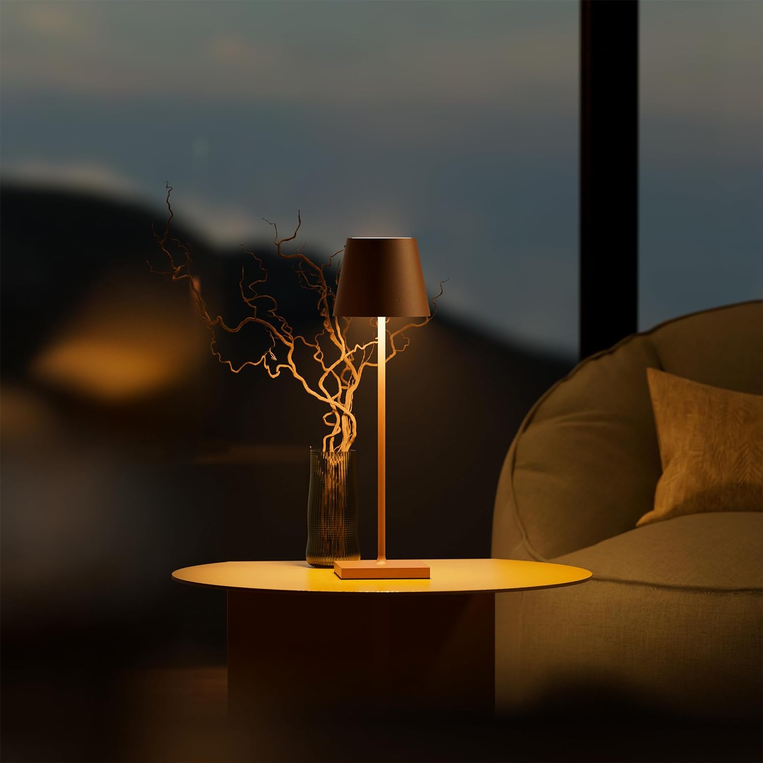 Touch-Control LED Table Lamp with USB-C Port