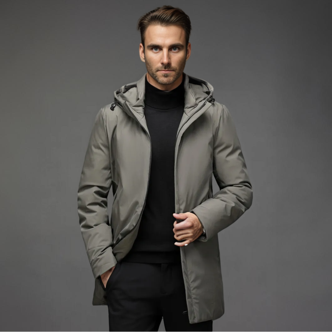 Men's Warm Winter Jacket | Hooded