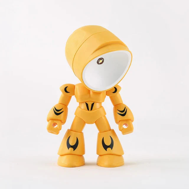 Cute Robot Table Lamp – Creative LED Light for Children's Room and Desk