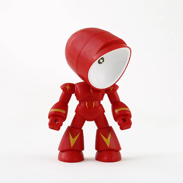 Cute Robot Table Lamp – Creative LED Light for Children's Room and Desk