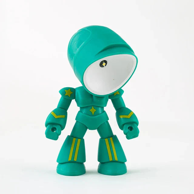 Cute Robot Table Lamp – Creative LED Light for Children's Room and Desk