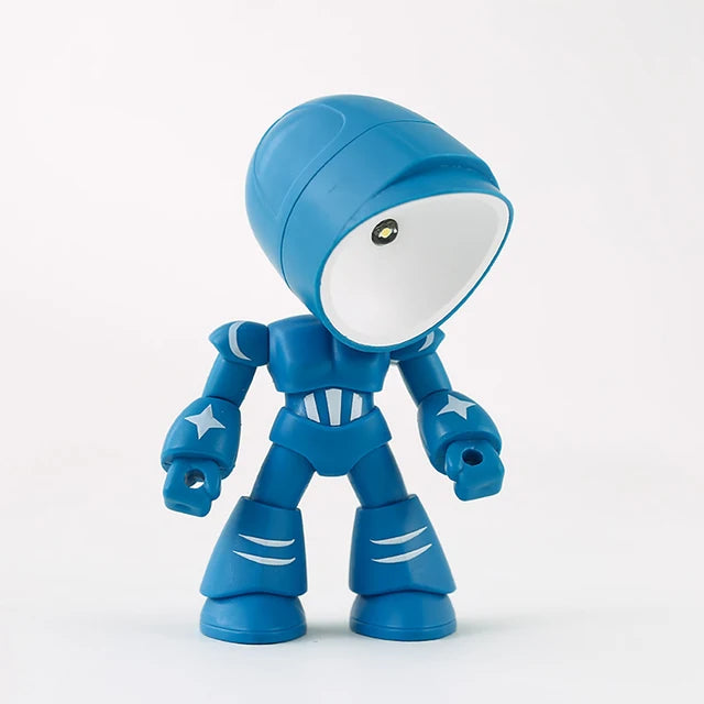 Cute Robot Table Lamp – Creative LED Light for Children's Room and Desk