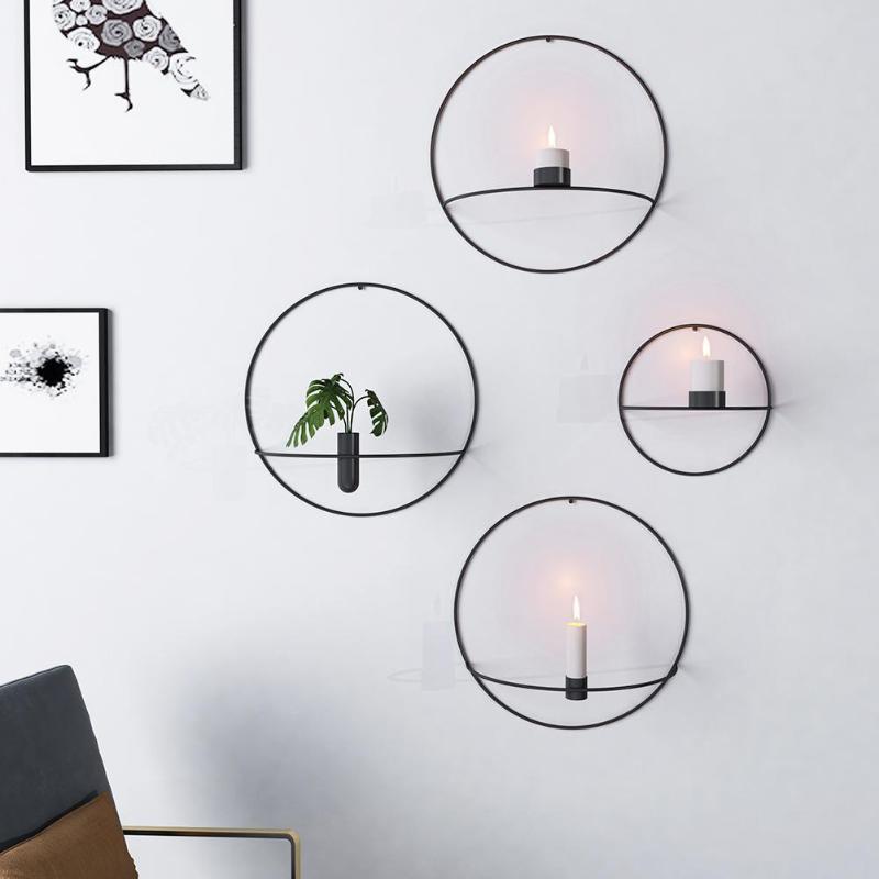 Modern Wall Candle Holder and Vase – Stylish Decor for Living Room and Hallway