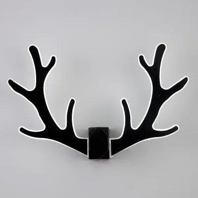 Colourful Antler Wall Lamp for Children's Room – Creative LED Wall Light in Animal Design