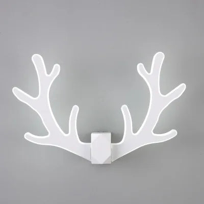 Colourful Antler Wall Lamp for Children's Room – Creative LED Wall Light in Animal Design