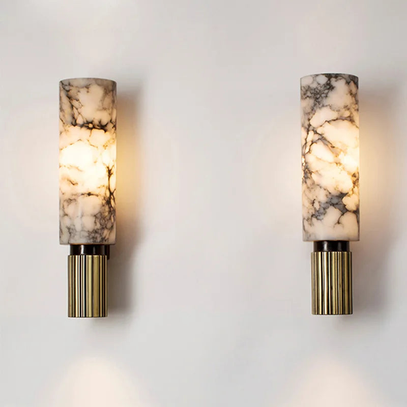 Modern Marble Wall Light – Designer Wall Lamp for Stylish Interiors