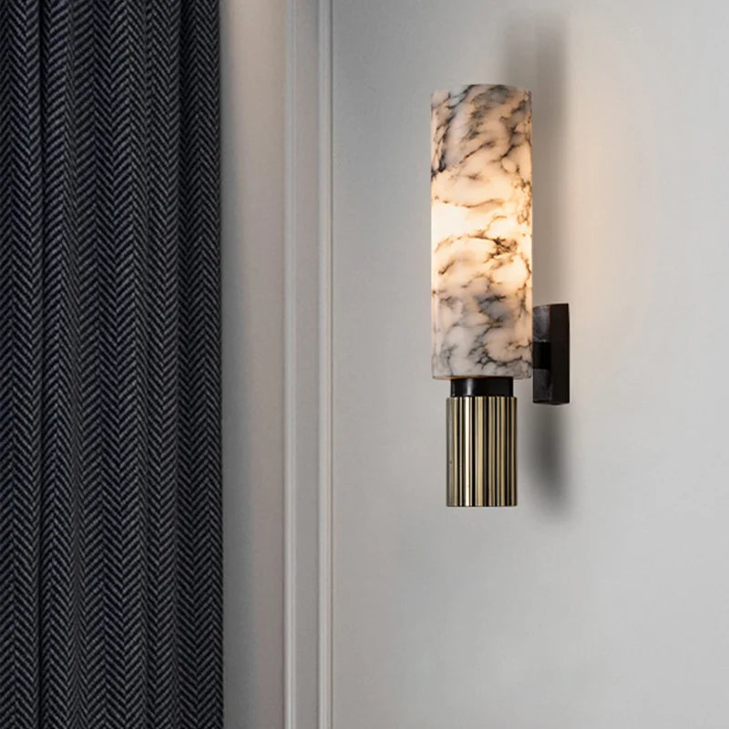 Modern Marble Wall Light – Designer Wall Lamp for Stylish Interiors
