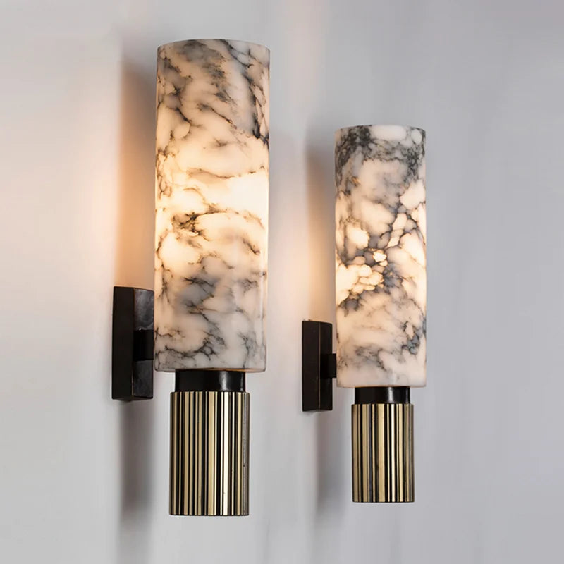 Modern Marble Wall Light – Designer Wall Lamp for Stylish Interiors