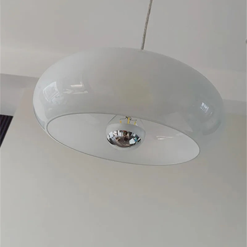 Round Pendant Light – Modern Hanging Lamp for Kitchen or Hallway