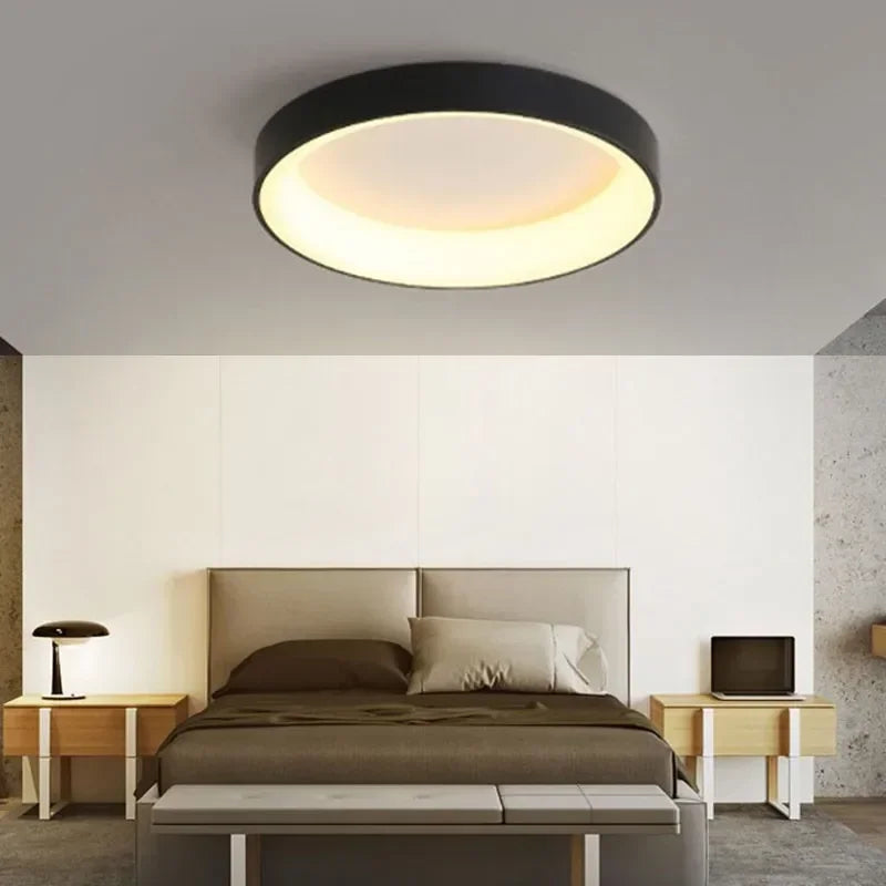 Round LED Ceiling Light Dimmable | Modern Ceiling Lamp for Living Room