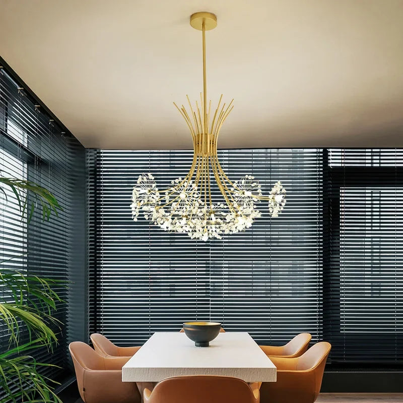 Crystal Pendant Light – Modern LED Hanging Lamp for Dining Room and Living Room, Decorative Design Light