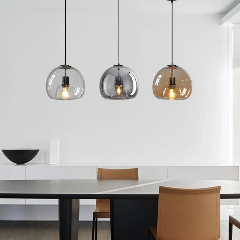 Nordic-Modern Glass Pendant Light for Dining Room and Kitchen – Luxury Design