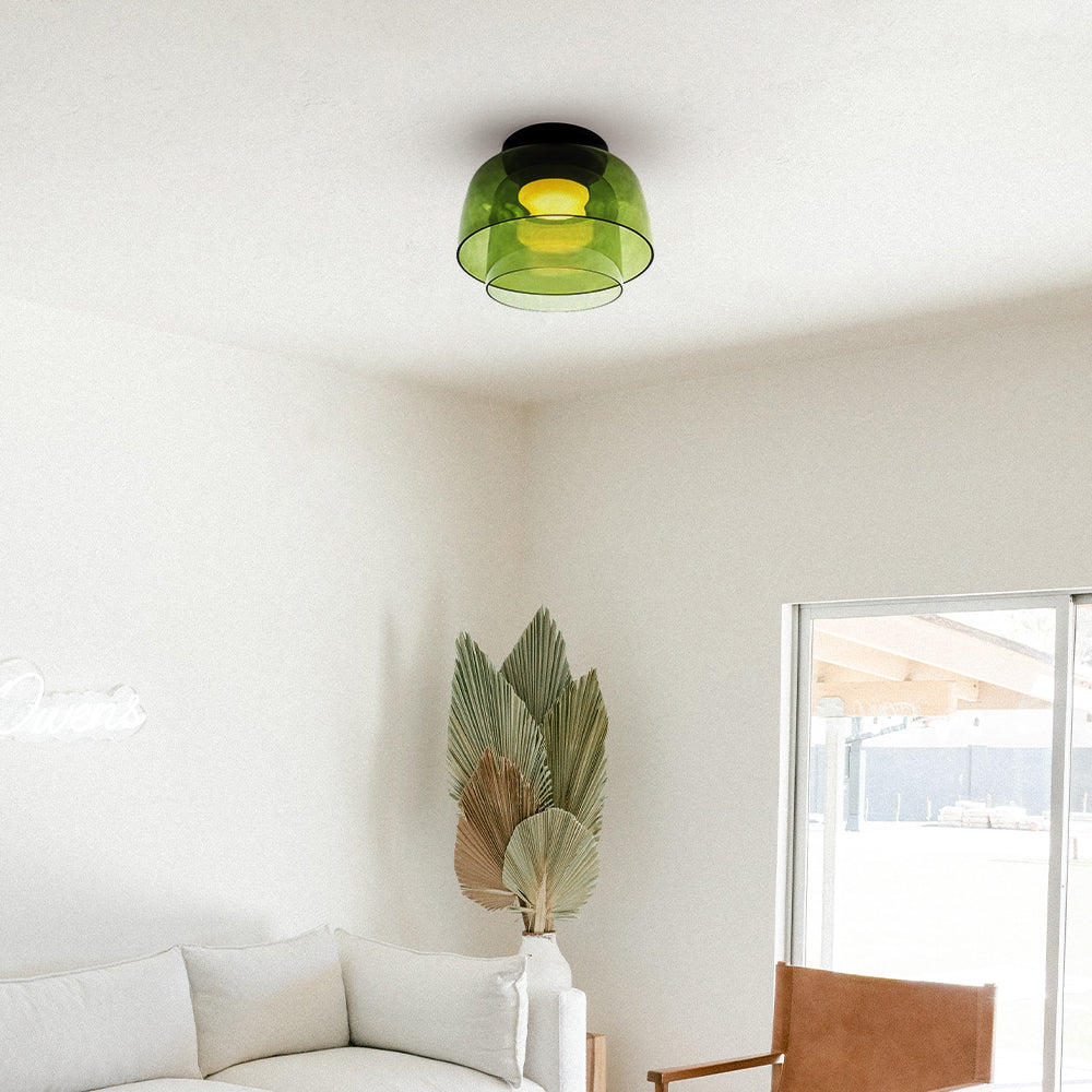 Scandinavian Artisan Glass Ceiling Pendant