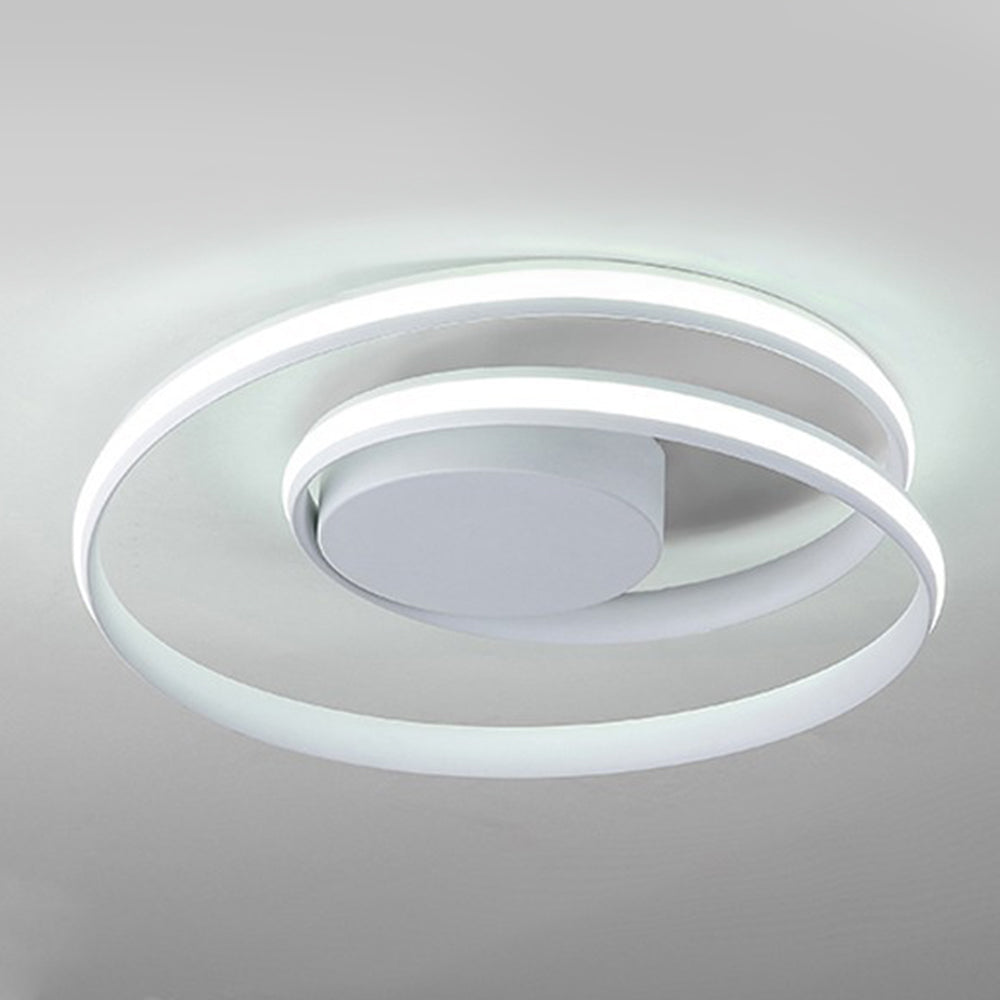 Minimalist Industrial-Style Flush Ceiling Fixture