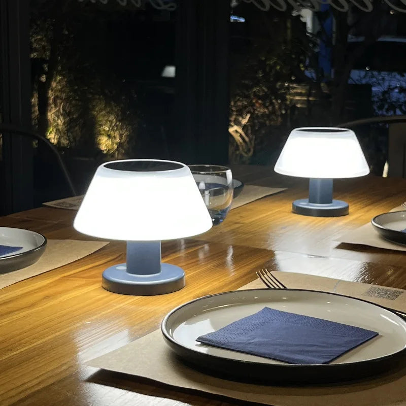 Rechargeable Solar Table Lamp – Eco-Friendly LED Table Light for Indoor and Outdoor Use