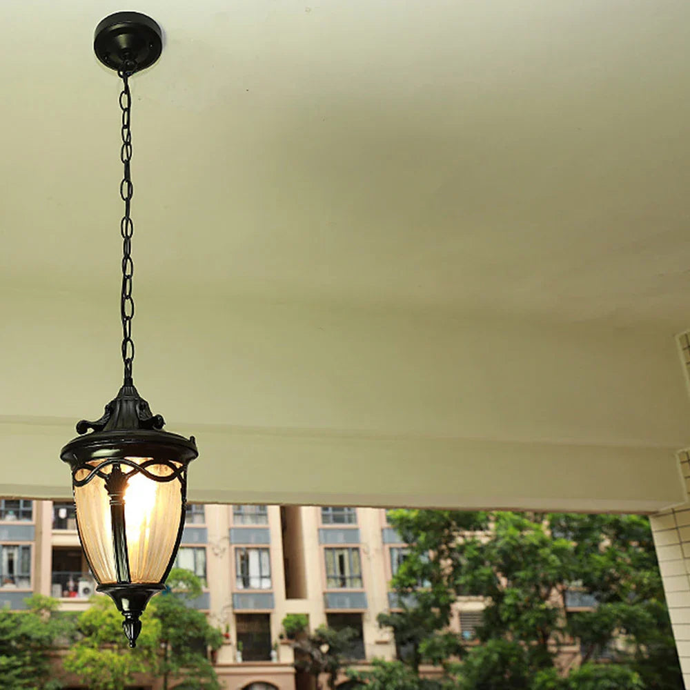 Antique Chandelier in European Style – Vintage Pendant Light for Outdoor and Indoor Areas