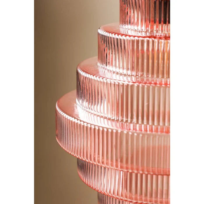 Vintage Fluted Glass Pendant Lights