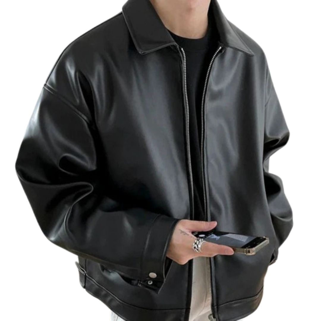 Men's Oversized Bomber Jacket | Zip Up