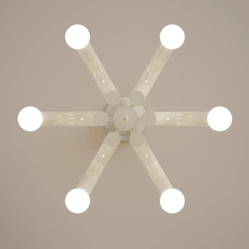 Playful Chandelier for Bedrooms and Children's Rooms – Colourful Ceiling Light with Modern LED Bulbs