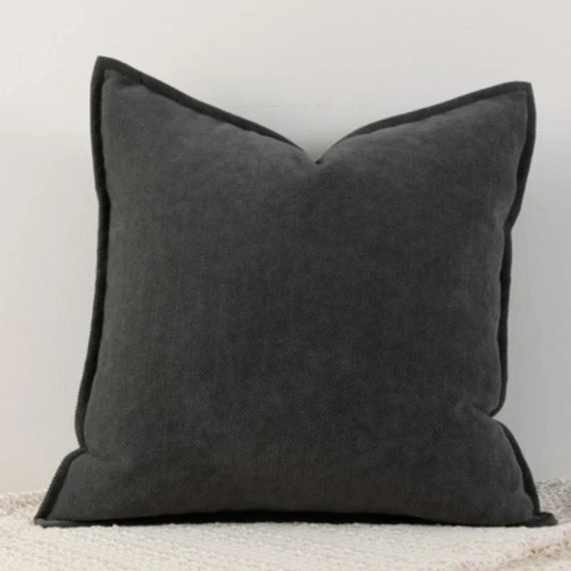 Simple Chenille Cushion Cover for Living Room & Bedroom Decoration – Soft Cushion Cover for Modern Home