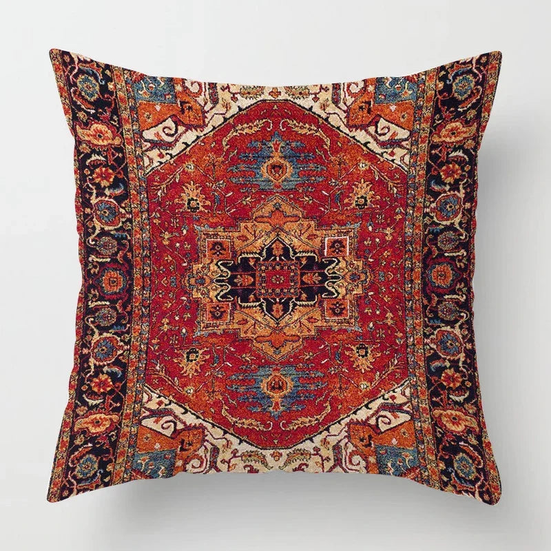 Moroccan Cushion Cover with Oriental Pattern – Decor for Living Room and Office, High-Quality Cushion Cover in Boho Style for Sofa and Seating Area