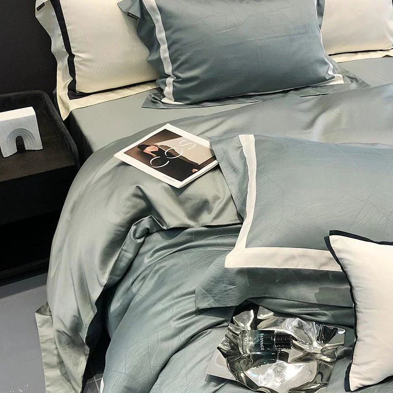 Luxurious Duvet Cover Set Made from 100% Egyptian Cotton - High-Quality Bedding for Ultimate Sleep Comfort