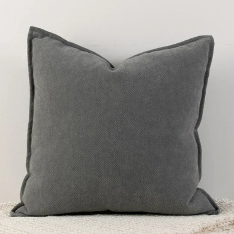 Simple Chenille Cushion Cover for Living Room & Bedroom Decoration – Soft Cushion Cover for Modern Home