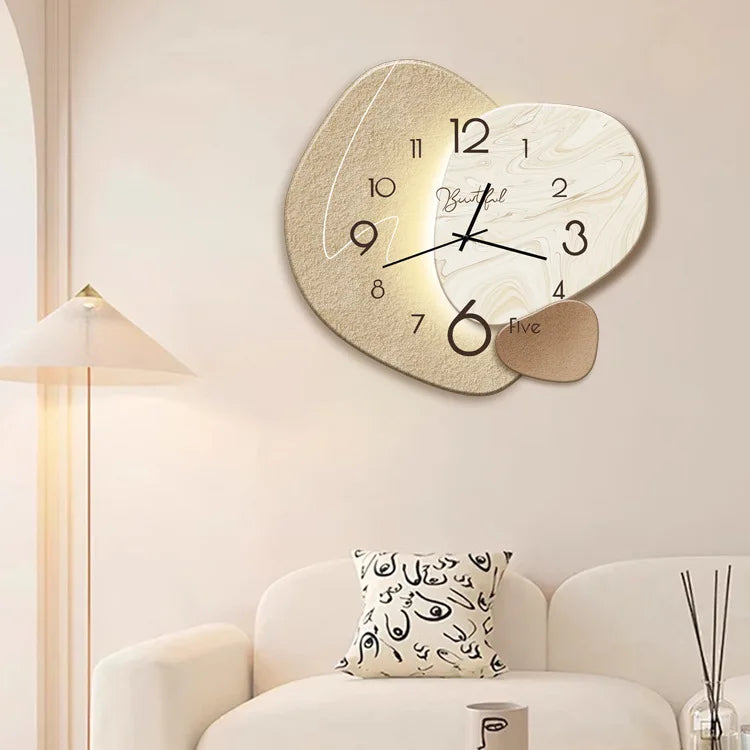 Modern Design Wall Clock for Living Room – Stylish, Silent Wall Clock for Elegant Room Design