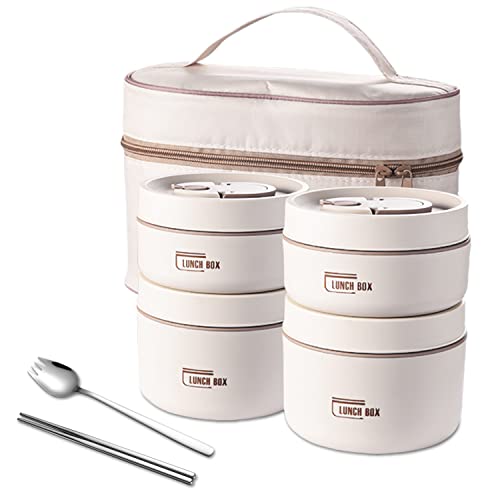 Insulated Lunch Box Set, Perfect for Work and Travel, Multi-Layer Food Containers