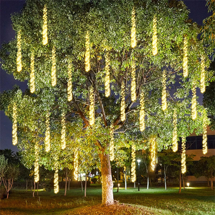 LED Twinkling String Lights for Outdoor – Weatherproof Christmas Decoration Lights