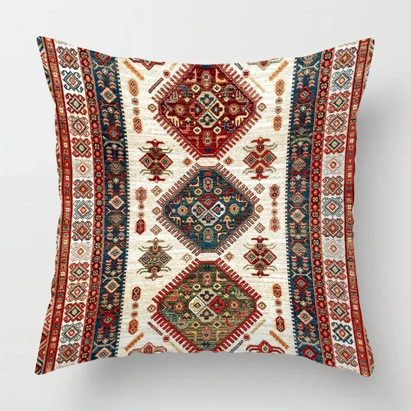 Moroccan Cushion Cover with Oriental Pattern – Decor for Living Room and Office, High-Quality Cushion Cover in Boho Style for Sofa and Seating Area