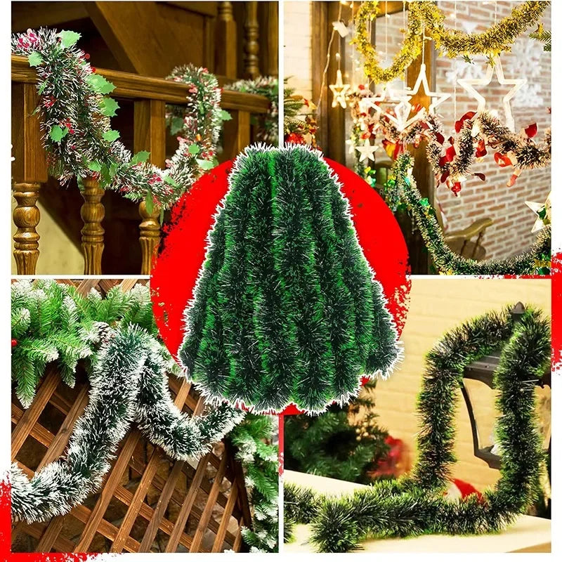 Christmas Decoration Garland – Artificial Pine Garland for Indoor and Outdoor Decoration