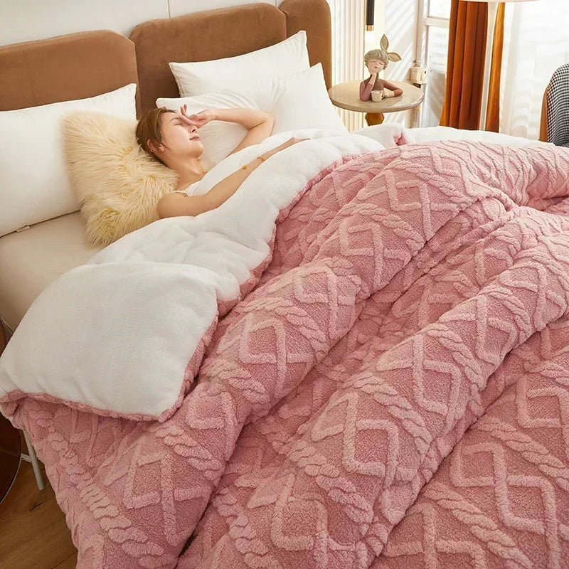 Super Cozy & Thick Winter Bed Weighted Blanket