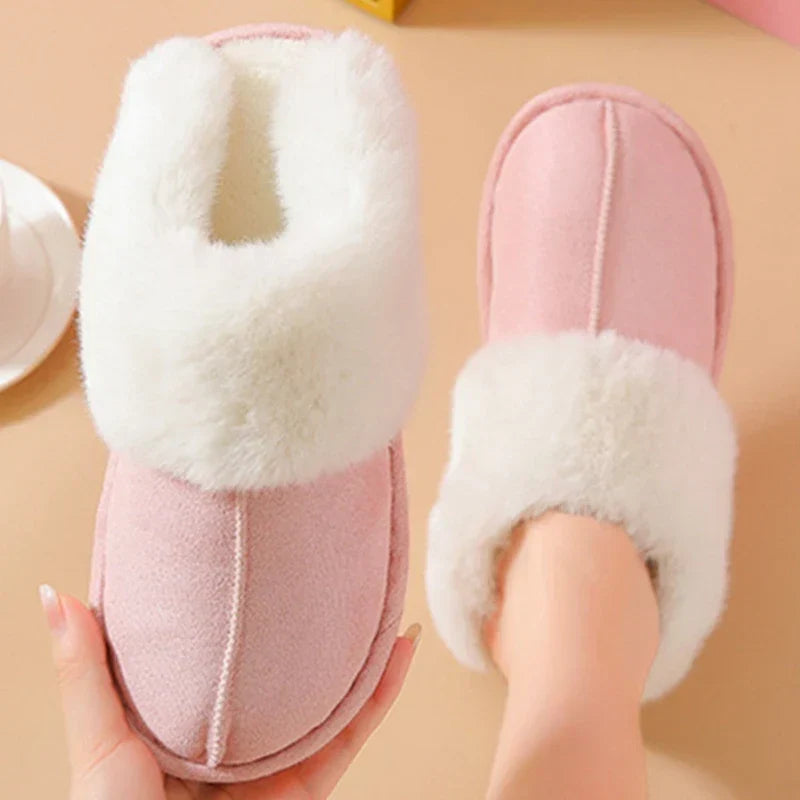 Heated USB Slippers for Cold Winter Days – Cozy House Shoes for Men and Women, Comfortable and Non-Slip, Ideal for Home and Office