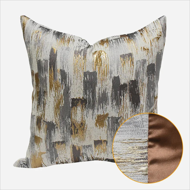 Modern Cushion Cover in Abstract Design for Living Room and Bedroom – Luxurious Decoration