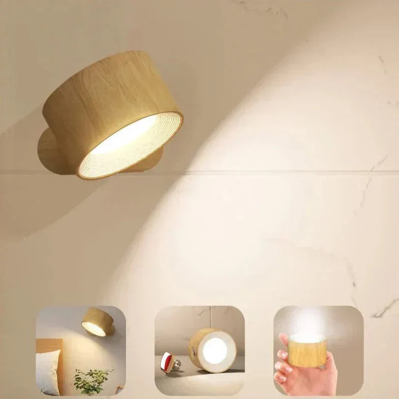 Wireless LED Wall Light for Stick-On, Flexible Wall Light for Indoor & Outdoor Use