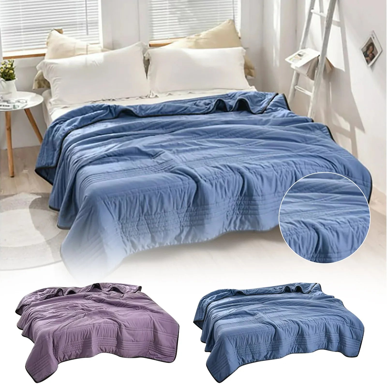 Lightweight & Breathable Weighted Cooling Blanket