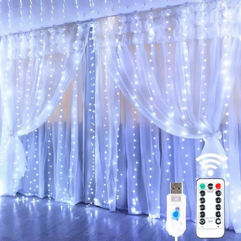 LED Curtain Lights – USB-Controlled String Lights for Windows and Room Decor