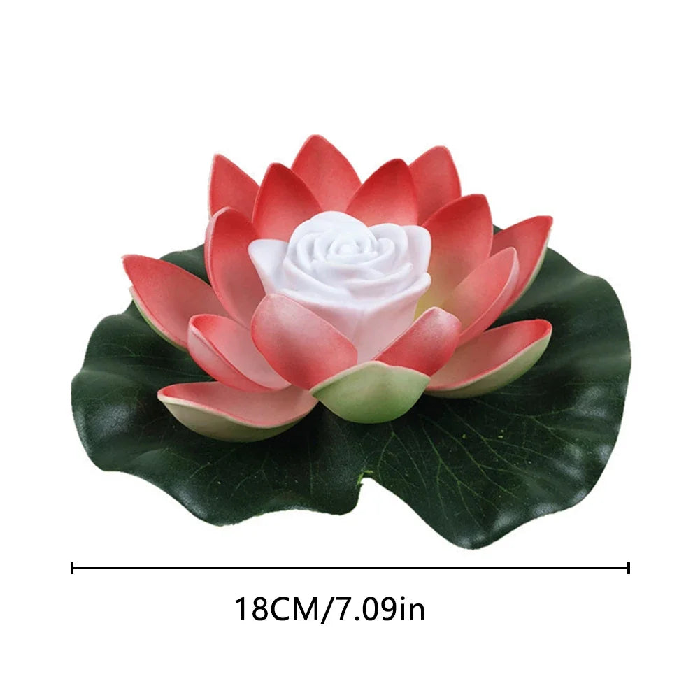 Floating LED Lotus Outdoor Pool Light