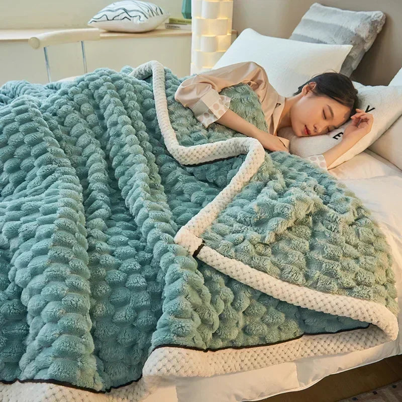 Soft Flannel Blanket – Cozy Warm Blanket for Cold Winter Days