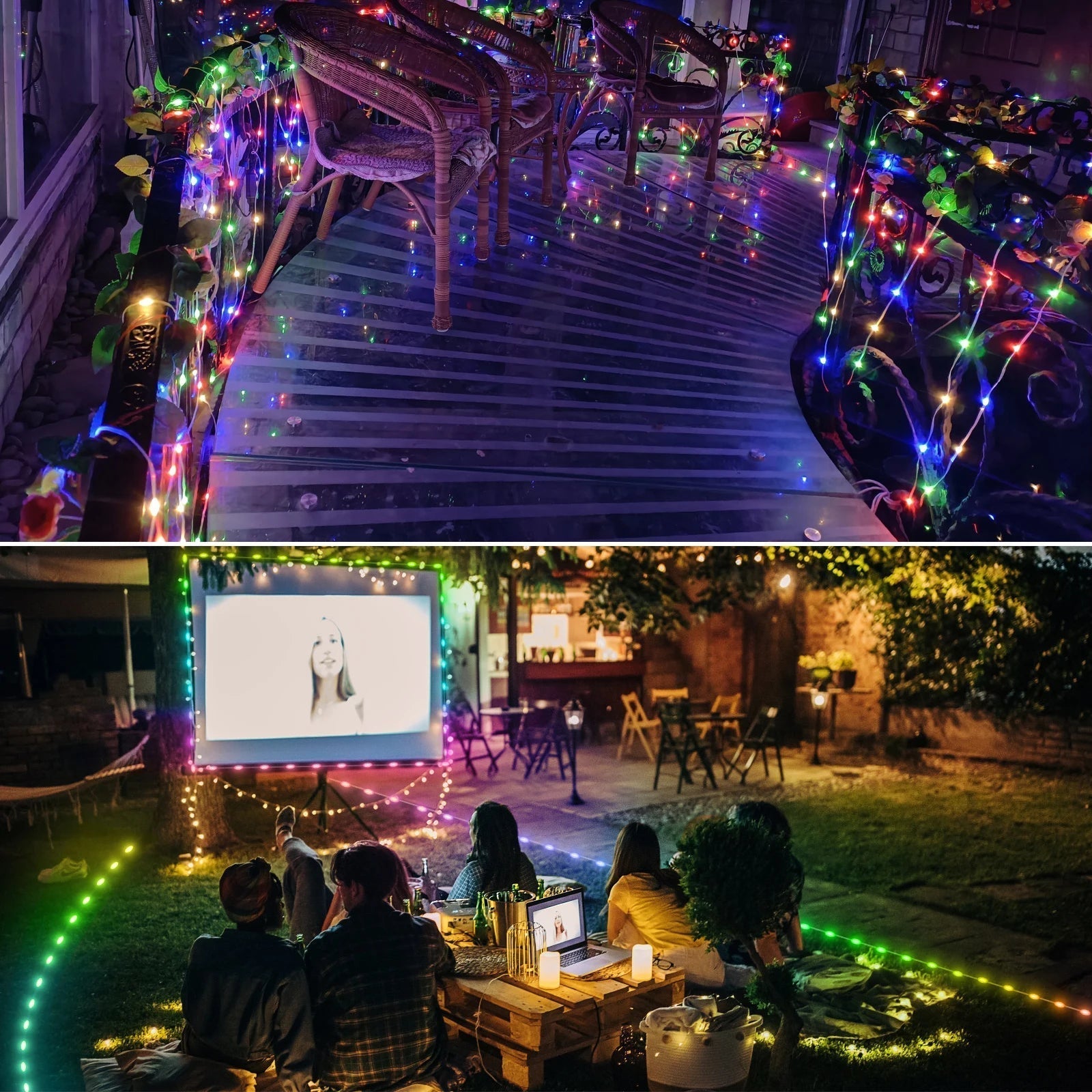 LED String Lights for Outdoor and Indoor – Colourful Party and Festive Lighting