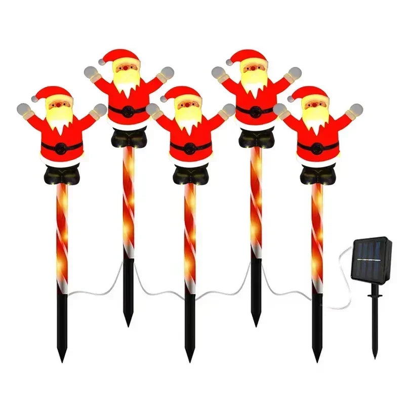 Waterproof Christmas Garden Lights – LED Candy Cane Lights for Outdoor Decoration