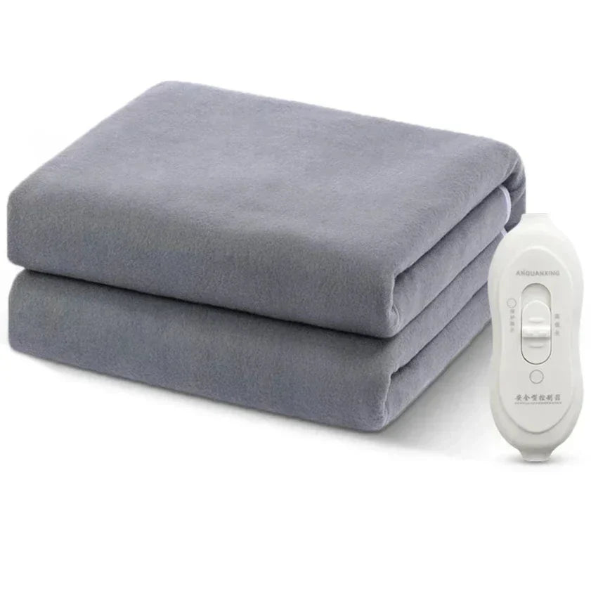 Electric Heating Blanket with Thermostat Control 220V – Intelligent Temperature Control for Even Warmth and Comfort on Cold Days