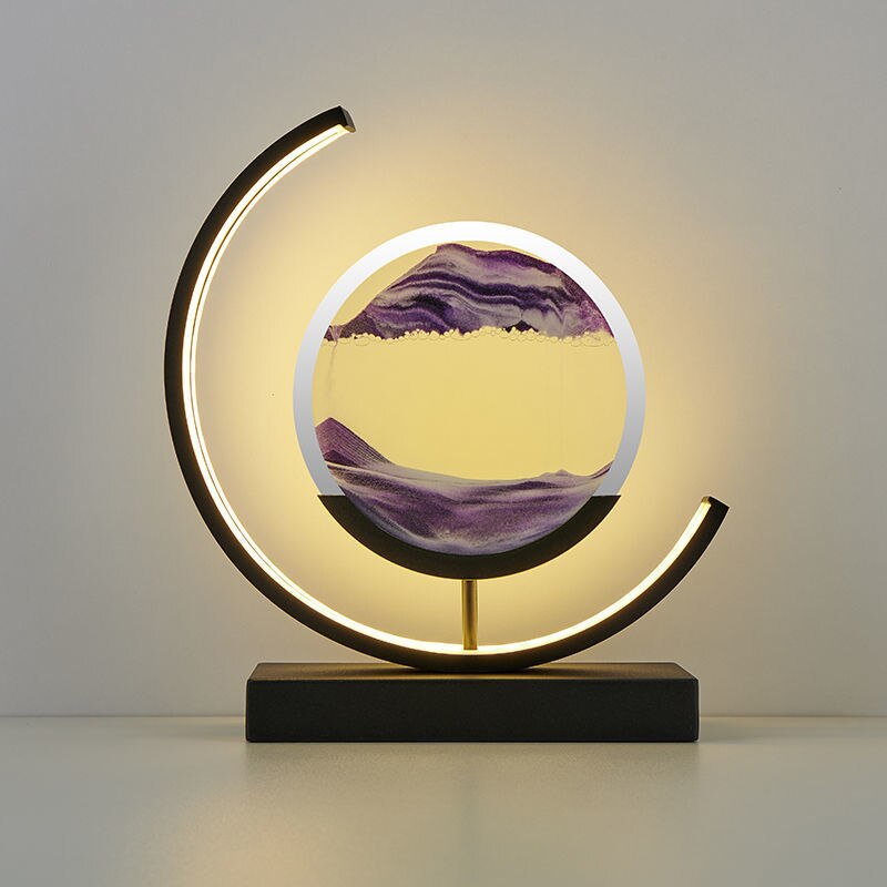 Variant image for Dynamic 3D Sand Table Lamp for Relaxation and Home Decor-5