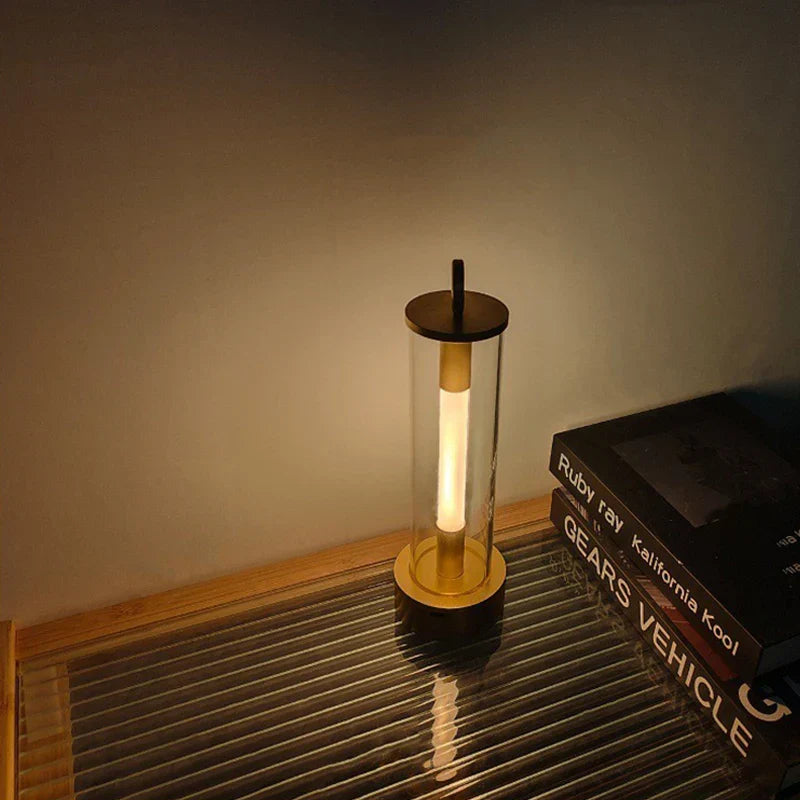 Rechargeable LED Table Lamp for Indoor and Outdoor Use - Portable Decorative Lamp with USB Connection, Perfect for Balcony & Garden